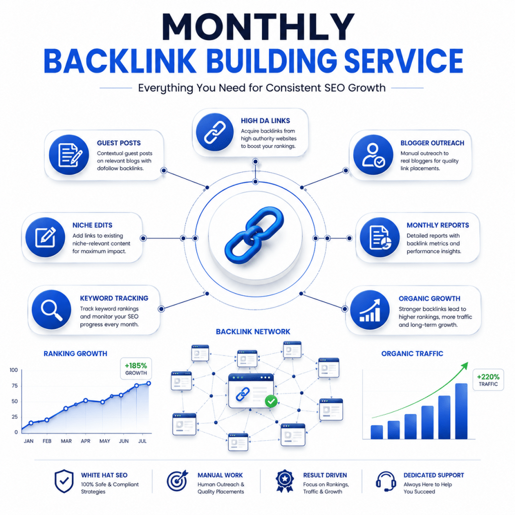 Monthly Backlink Building Service: Complete 2026 Guide